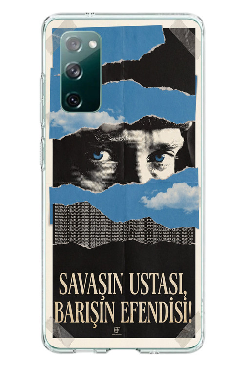Samsung Galaxy S20 FE Uyumlu Savaşın Ustası Atatürk Baskılı Silikon Kılıf