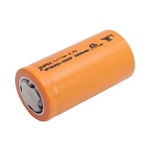 26500 3.7V 3200mAh Li-ion Pil (Başsız)
