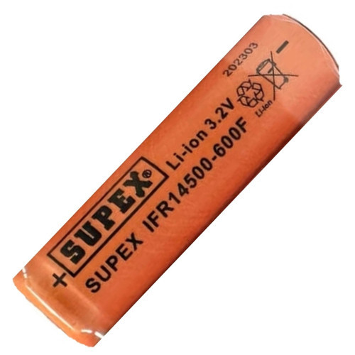 IFR14500 3.2V 600mAh Li-ion Şarjlı Pil (Başsız)