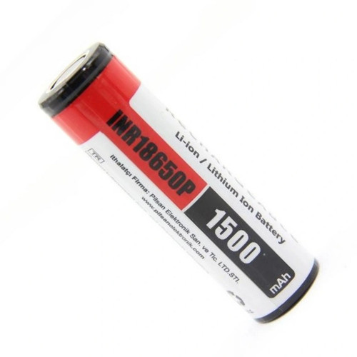 18650p 3.7V 1500mAh 15C Şarj Edilebilir Li-ion Pil