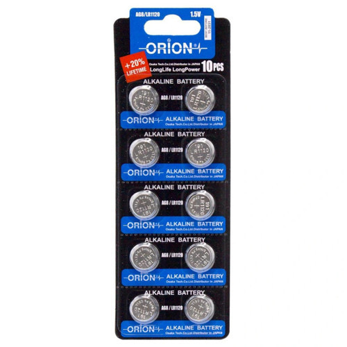 AG8 LR55 LR1120 1.5V Alkalin Pil 10'lu Paket