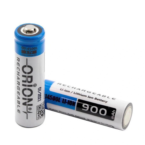 14500 3.7V 900 Mah Şarjlı Li-Ion Pil (Başlı)
