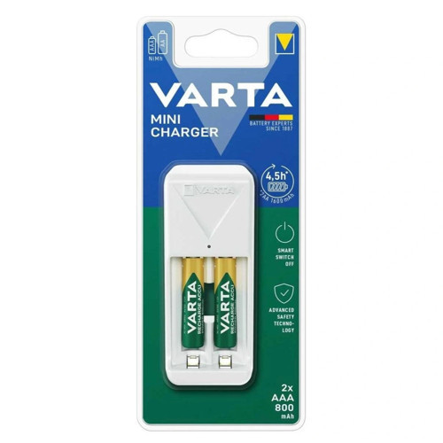 57656 Mini Pil Şarj Cihazı 2x800mAh (Pilli)