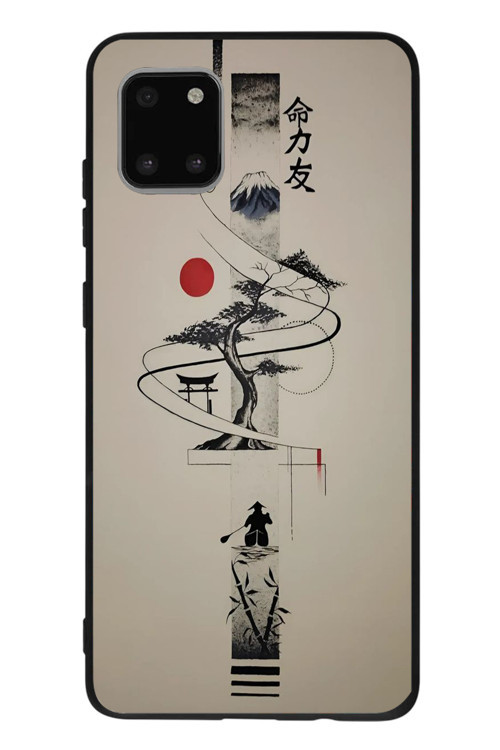 Samsung Galaxy Note 10 Lite Uyumlu Japon Felsefesi Baskılı Silikon Kılıf