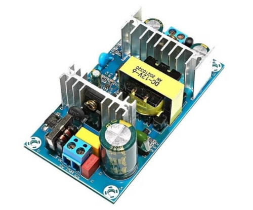 220V/AC - 12V/DC 6A Güç Kaynağı Kartı