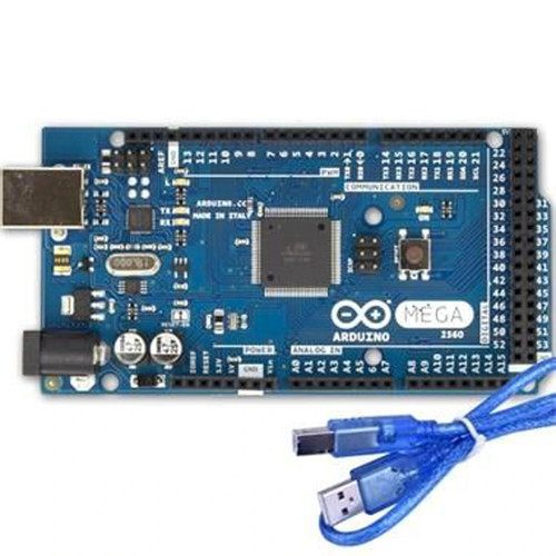 Arduino Mega 2560 R3 (Orjinal - ATmega2560 Chip) USB Kablo Hediye