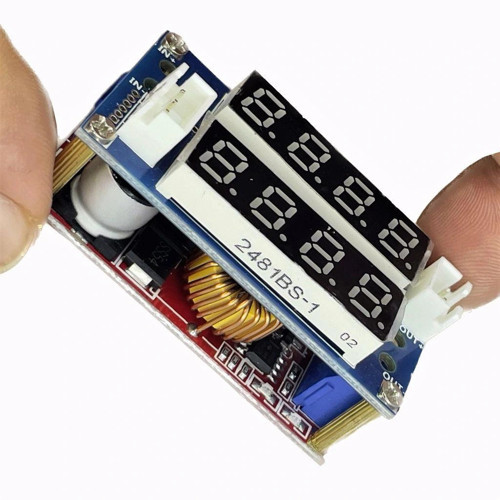 XL4015 5A CC-CV Volt-Amper Ayarlı Çift Ekranlı Voltaj Düşürücü Modül