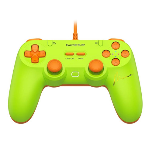 Tegenaria T3 Lite Kablolu Controller Yeşil Turuncu Nintendo Switch, Windows PC, Steam , Android ,Ios