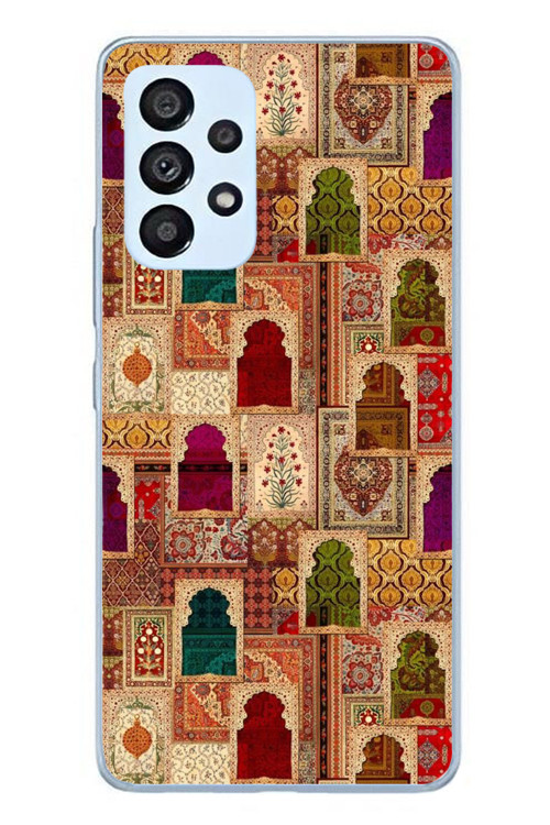 Samsung Galaxy A53 Uyumlu Seccadeler Baskılı Silikon Kılıf