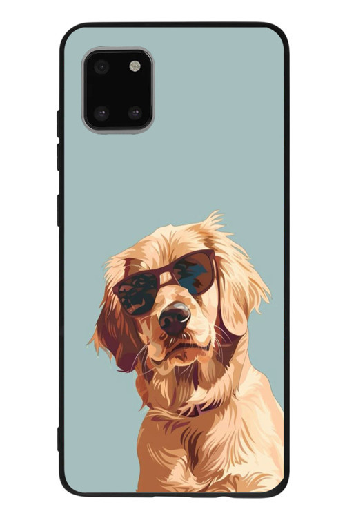 Samsung Galaxy Note 10 Lite Uyumlu Karizmatik Köpek Baskılı Silikon Kılıf