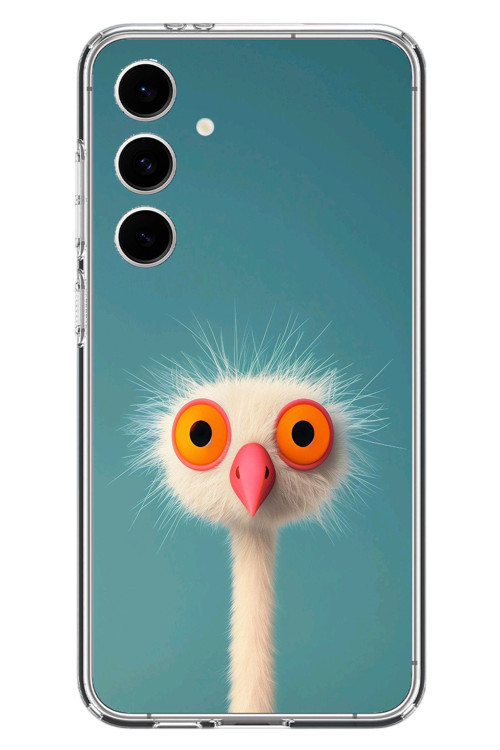 Samsung Galaxy S24 FE Uyumlu Şaşkın Hayvan Baskılı Silikon Kılıf