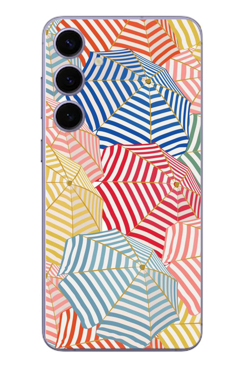Samsung Galaxy S24 Plus Uyumlu Şemsiyeler Baskılı Silikon Kılıf
