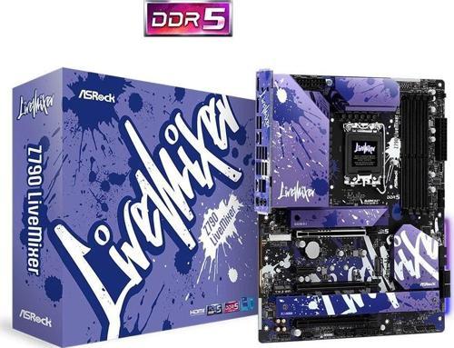 Z790 LiveMixer Intel Z790 Soket 1700 DDR5 7200Mhz+(OC) ATX Anakart