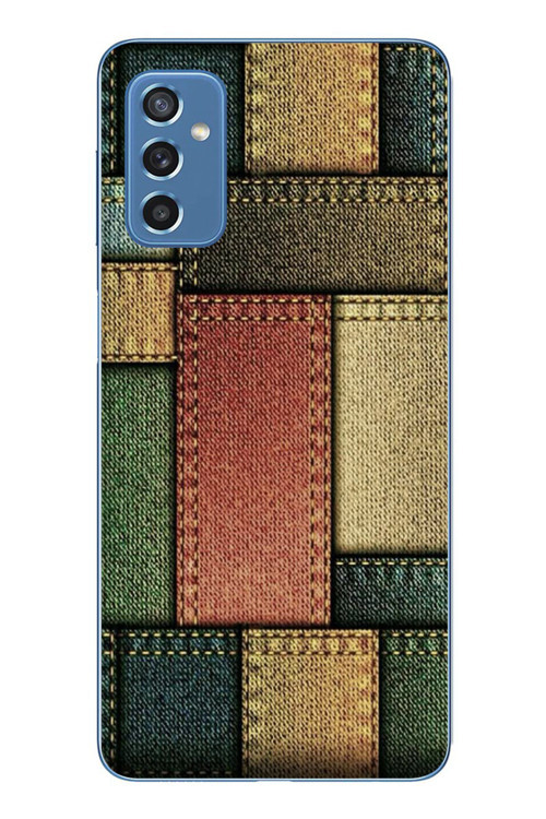 Samsung Galaxy M52 Uyumlu Kot Cepleri Baskılı Silikon Kılıf