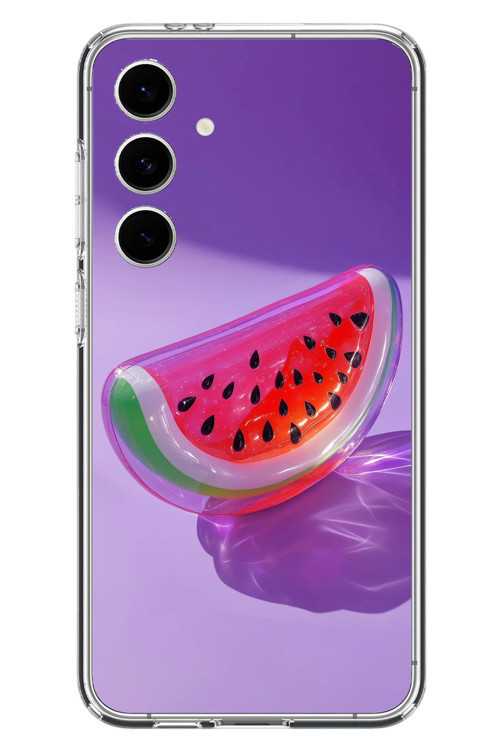 Samsung Galaxy S24 FE Uyumlu Karpuz Jelibon Baskılı Silikon Kılıf
