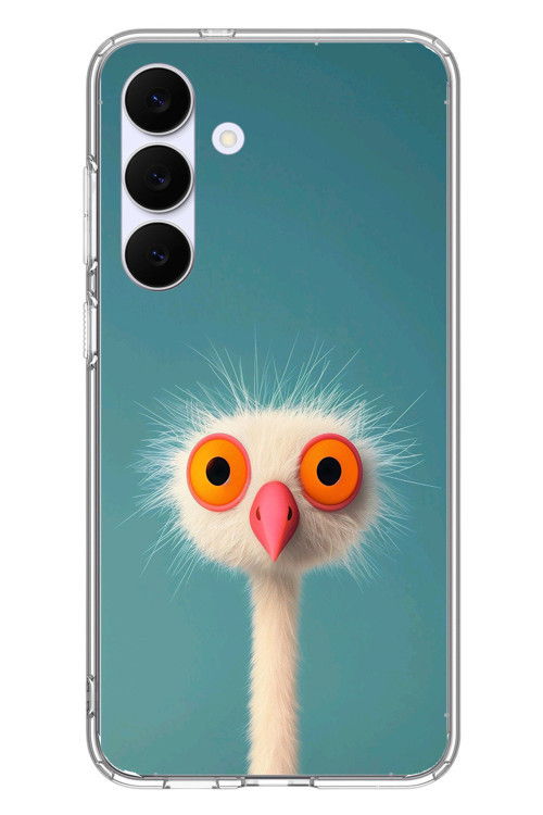 Samsung Galaxy S25 FE Uyumlu Şaşkın Hayvan Baskılı Silikon Kılıf