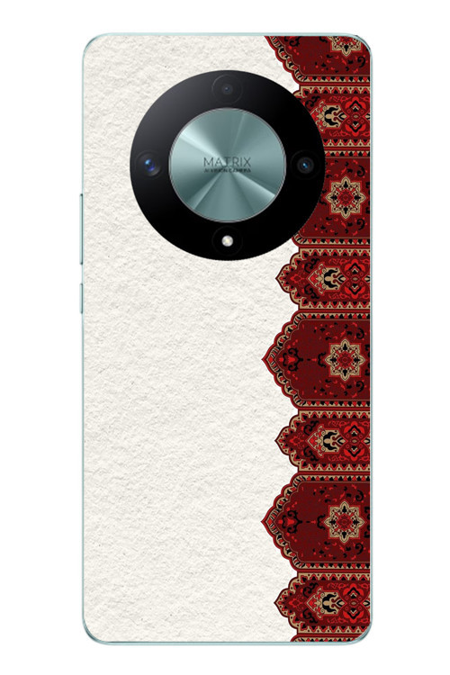 Honor X9B Uyumlu Halı Köşesi Baskılı Silikon Kılıf