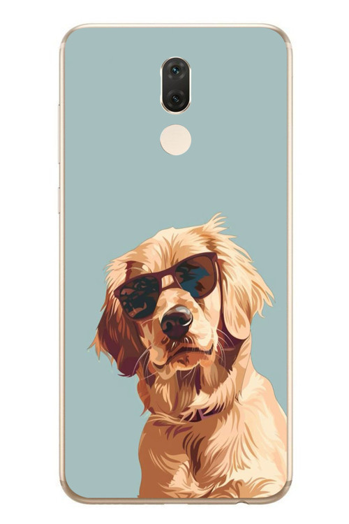 Huawei Mate 10 Lite Uyumlu Karizmatik Köpek Baskılı Silikon Kılıf
