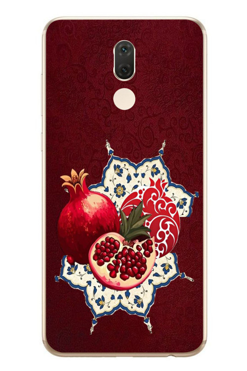 Huawei Mate 10 Lite Uyumlu Nar Retro Baskılı Silikon Kılıf
