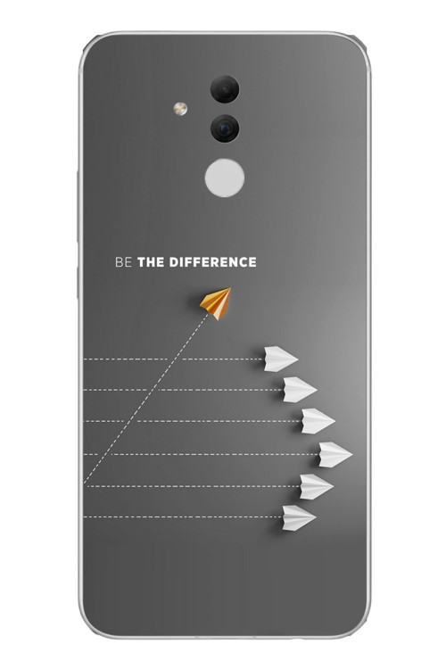 Huawei Mate 20 Lite Uyumlu Be The Difference Baskılı Silikon Kılıf
