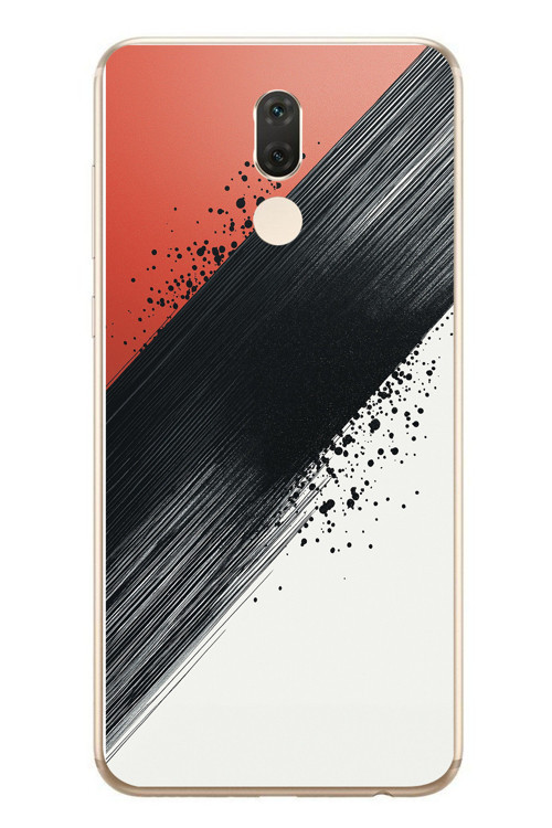 Huawei Mate 10 Lite Uyumlu Renk Paleti Baskılı Silikon Kılıf