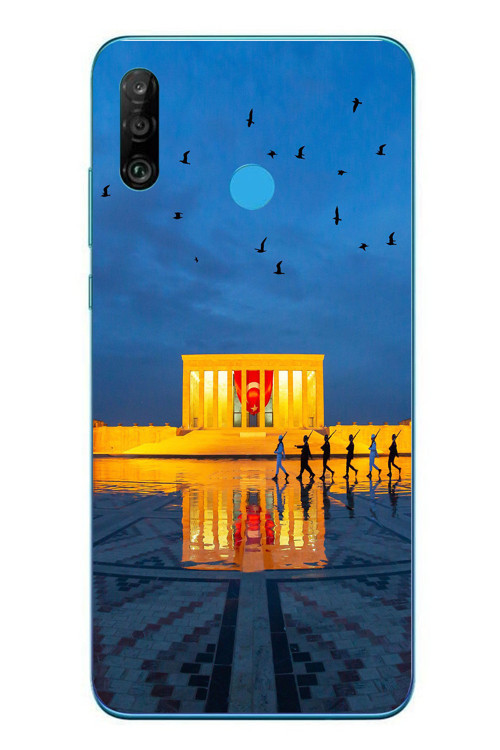 Huawei P30 Lite Uyumlu Anıtkabir Baskılı Silikon Kılıf