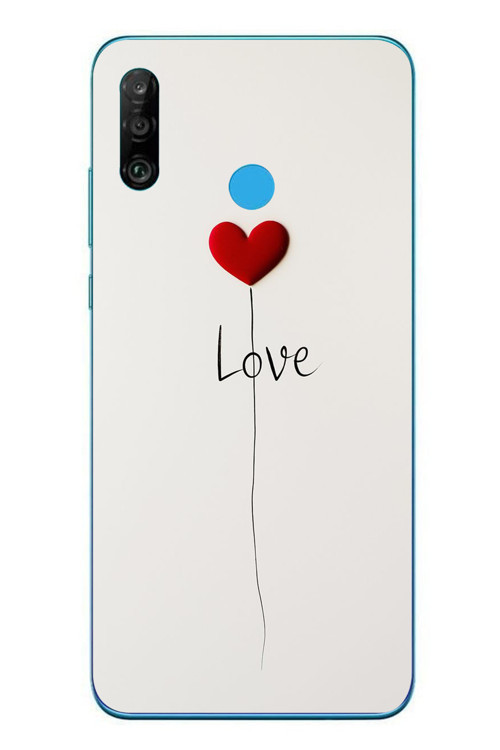 Huawei P30 Lite Uyumlu Love Aşk Baskılı Silikon Kılıf