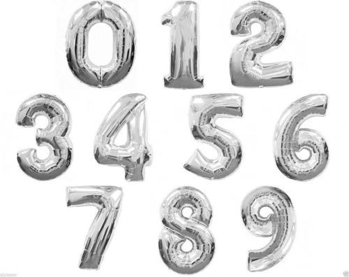 Rakam Folyo Balon Metalik - 9 Yaş Folyo Balon Metalik - 9 Yaş Balonu