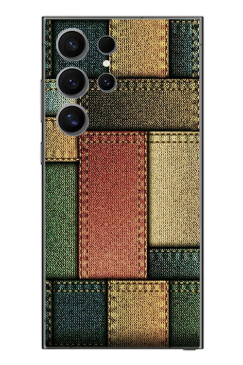 Samsung Galaxy S24 Ultra Uyumlu Kot Cepleri Baskılı Silikon Kılıf