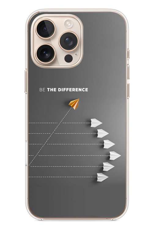 İphone 16 Pro Max Uyumlu Be The Difference Baskılı Silikon Kılıf