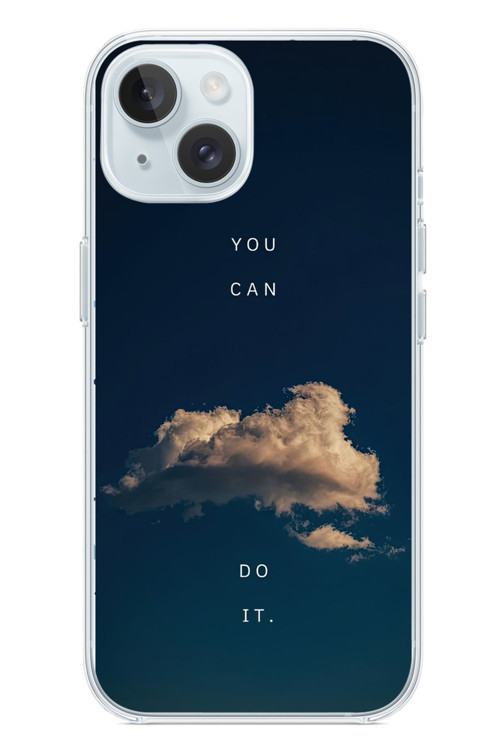 İphone 15 Uyumlu You Can Do İt Baskılı Silikon Kılıf