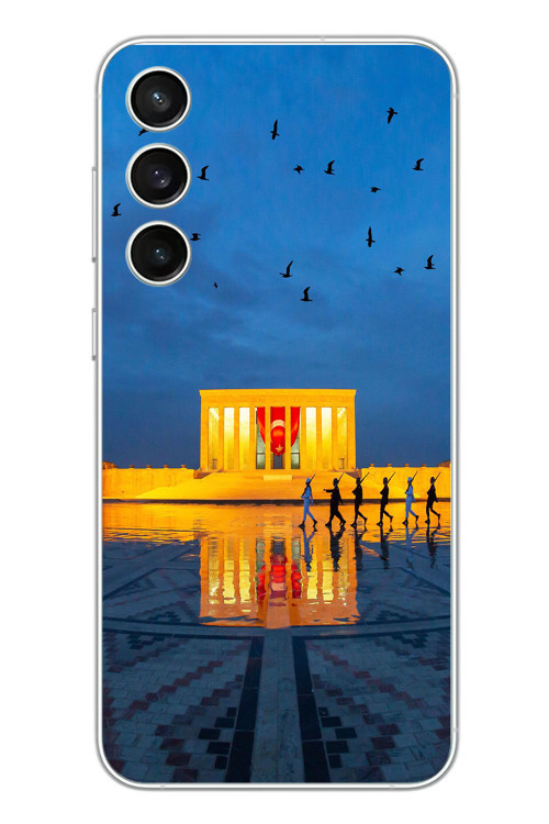Samsung Galaxy S23 Fe Uyumlu Anıtkabir Baskılı Silikon Kılıf