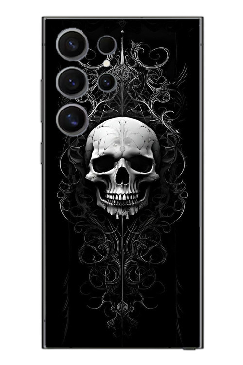 Samsung Galaxy S24 Ultra Uyumlu Kuru Kafa Baskılı Silikon Kılıf
