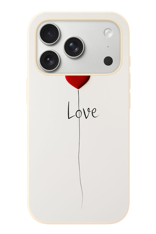 İphone 17 Pro Uyumlu Love Aşk Baskılı Silikon Kılıf