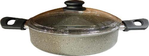 Granit Kısa Tencere 24 CM Karnıyarık Tencere