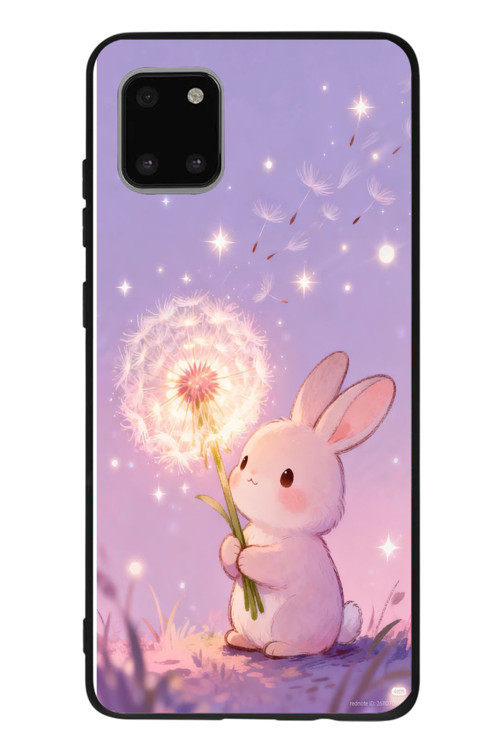 Samsung Galaxy Note 10 Lite Uyumlu Büyülü Tavşan Baskılı Silikon Kılıf