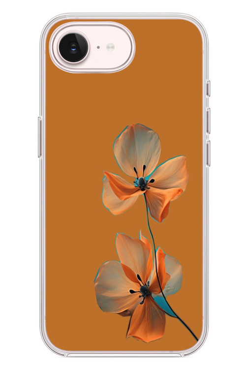 İphone 17e Uyumlu Hibüskus Çiçeği Baskılı Silikon Kılıf