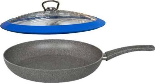 Granit Tava Mavi Silikon Kapaklı 26 CM