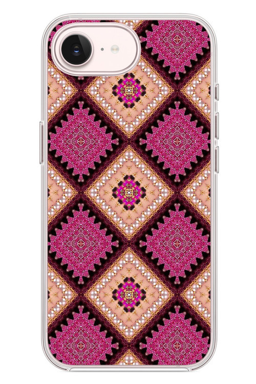 İphone 17e Uyumlu Pembe Yavrusu Motifleri Baskılı Silikon Kılıf