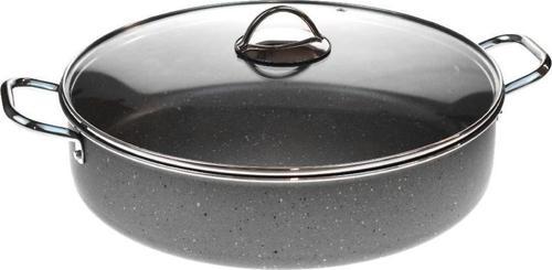 Mehtap Granit Kısa Tencere 36 CM Karnıyarık Tencere Ekstra Derin