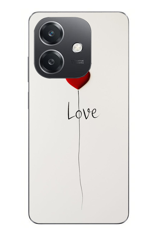 Oppo A3 Uyumlu Love Aşk Baskılı Silikon Kılıf