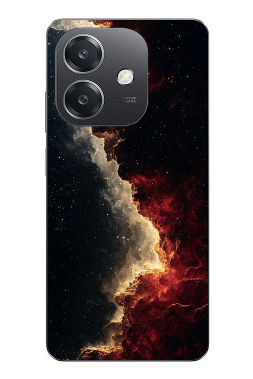 Oppo A3 Uyumlu Uzay Boşluğu Baskılı Silikon Kılıf