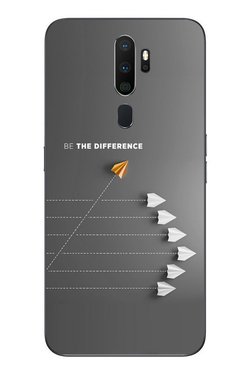 Oppo A5 2020 Uyumlu Be The Difference Baskılı Silikon Kılıf