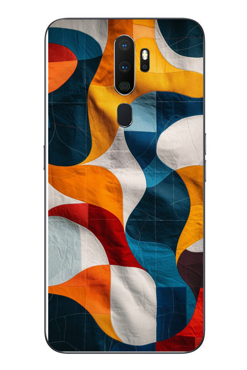 Oppo A5 2020 Uyumlu Modern Desenler Baskılı Silikon Kılıf