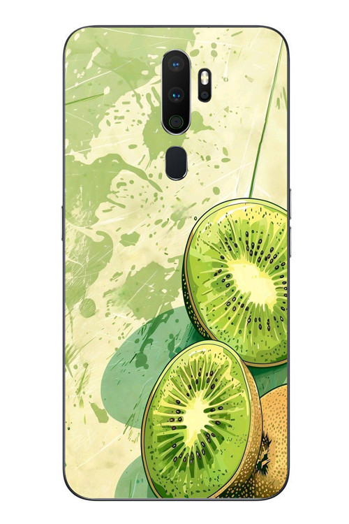 Oppo A5 2020 Uyumlu Kiviler Baskılı Silikon Kılıf