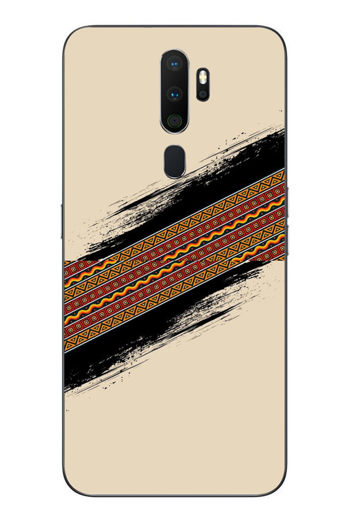 Oppo A5 2020 Uyumlu Yan Motif Baskılı Silikon Kılıf