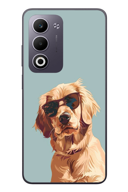 Oppo A5 4G Uyumlu Karizmatik Köpek Baskılı Silikon Kılıf