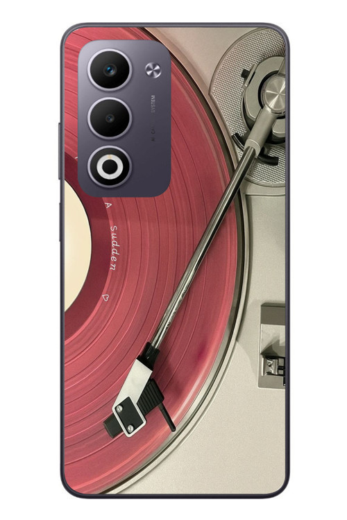 Oppo A5 4G Uyumlu Pembe Plak Baskılı Silikon Kılıf