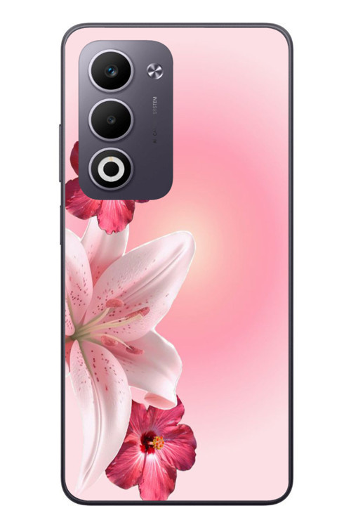 Oppo A5 4G Uyumlu Tematik Çiçek Baskılı Silikon Kılıf