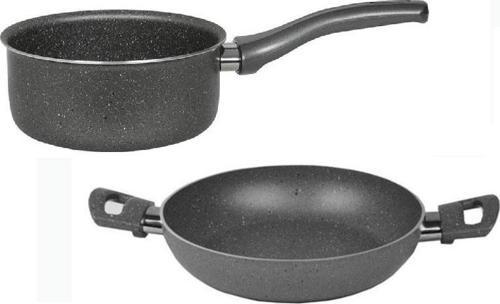18 CM Granit Sahan ve 16 CM Kaçerola Sos Tavası